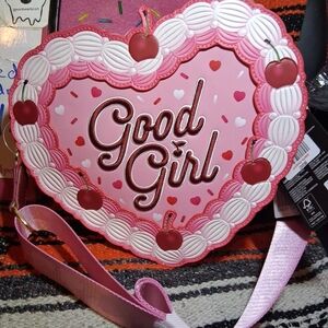 Loungefly Good Girl Heart Shaped SCENTED Crossbody Bag NWT BAM Exclusive